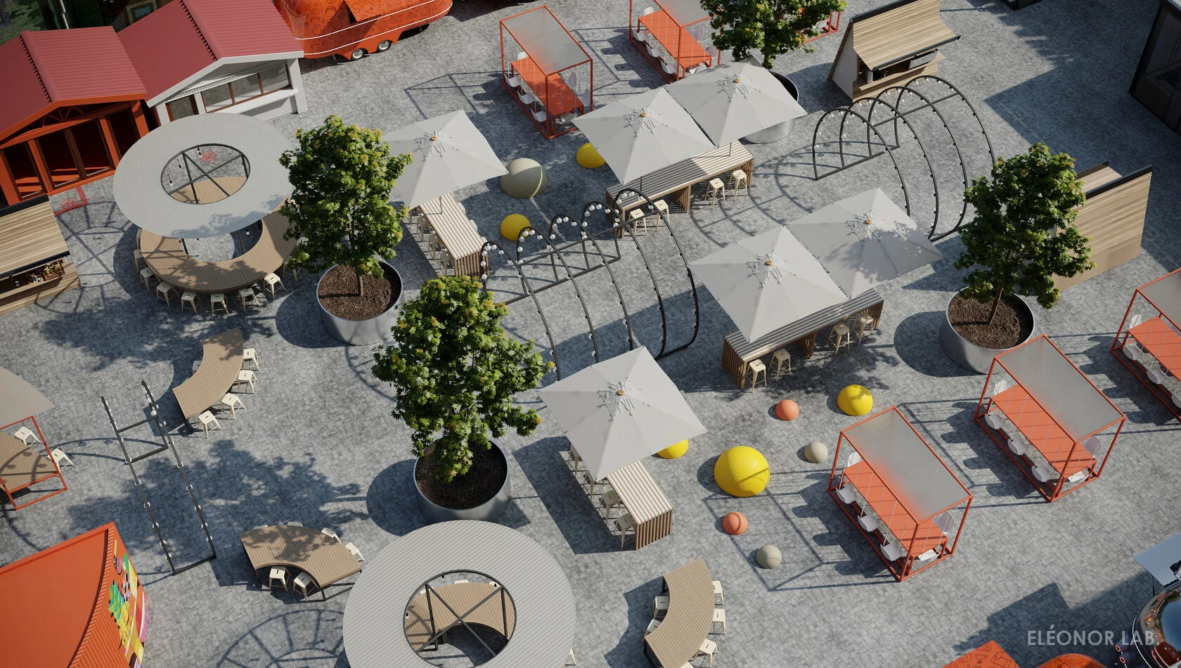 Уличный «Фудмаркет» в Краснодаре, ракурс 11