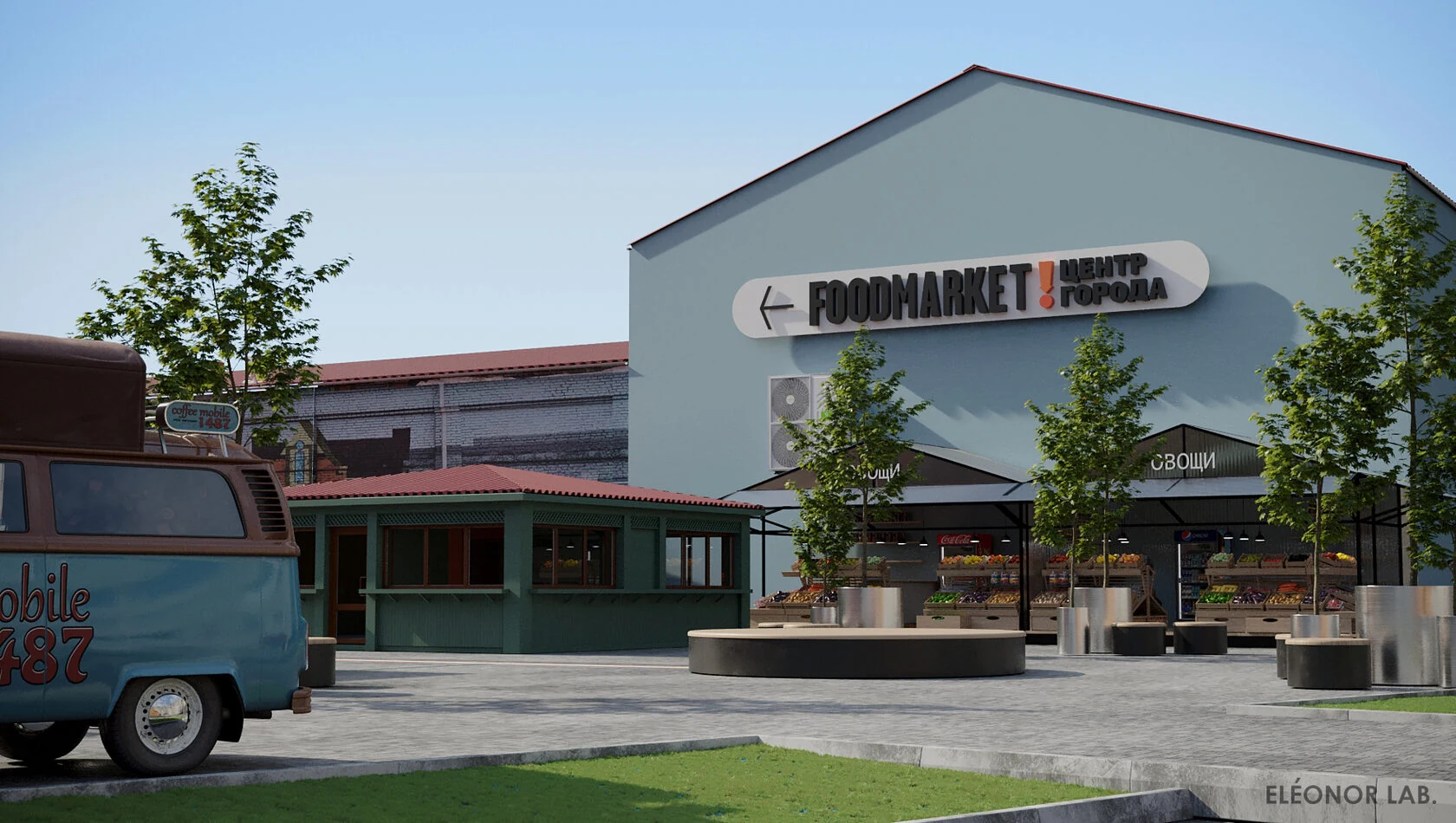 Уличный «Фудмаркет» в Краснодаре, ракурс 6