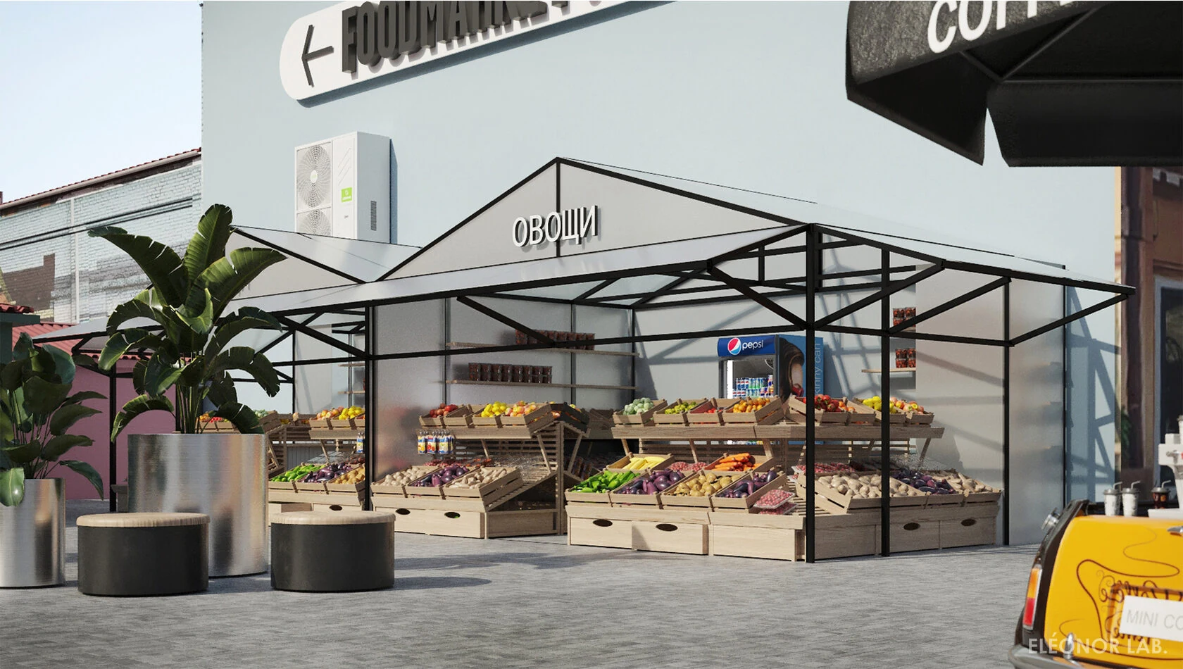 Уличный «Фудмаркет» в Краснодаре, ракурс 9