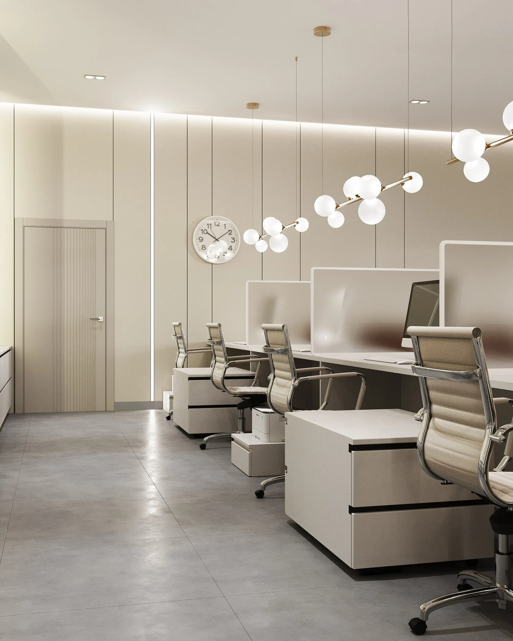 Клиника Екатерининская на Мачуги, зона ресепшн, ракурс 6